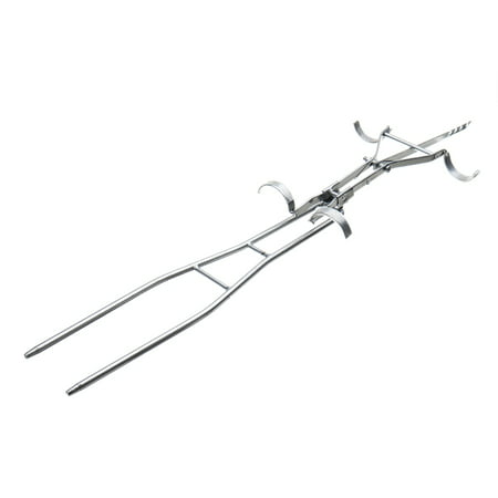Adjustable Dual Pole Rod Stand Holder Bracket Rack Fishing Tackle Support Tool